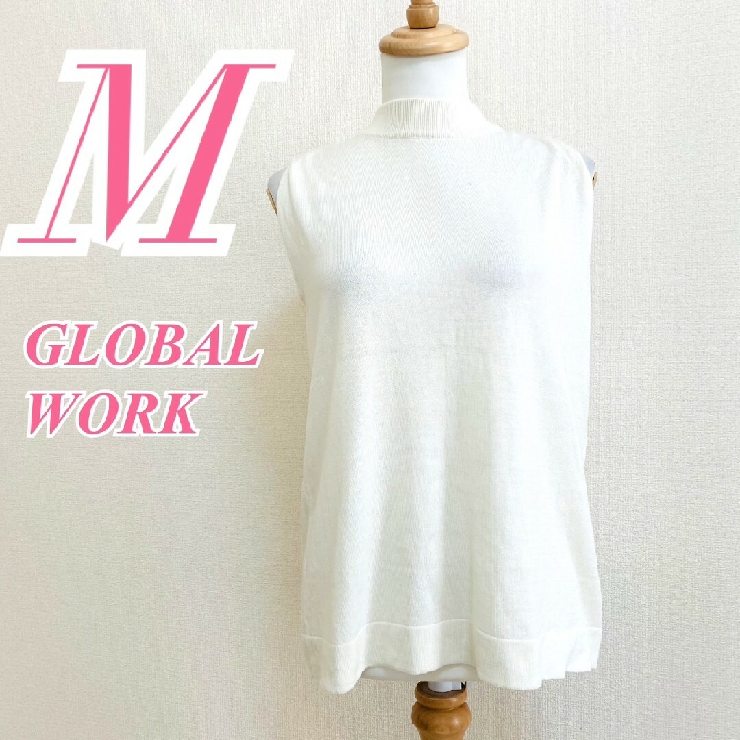 GLOBAL WORK ノースリーブ M