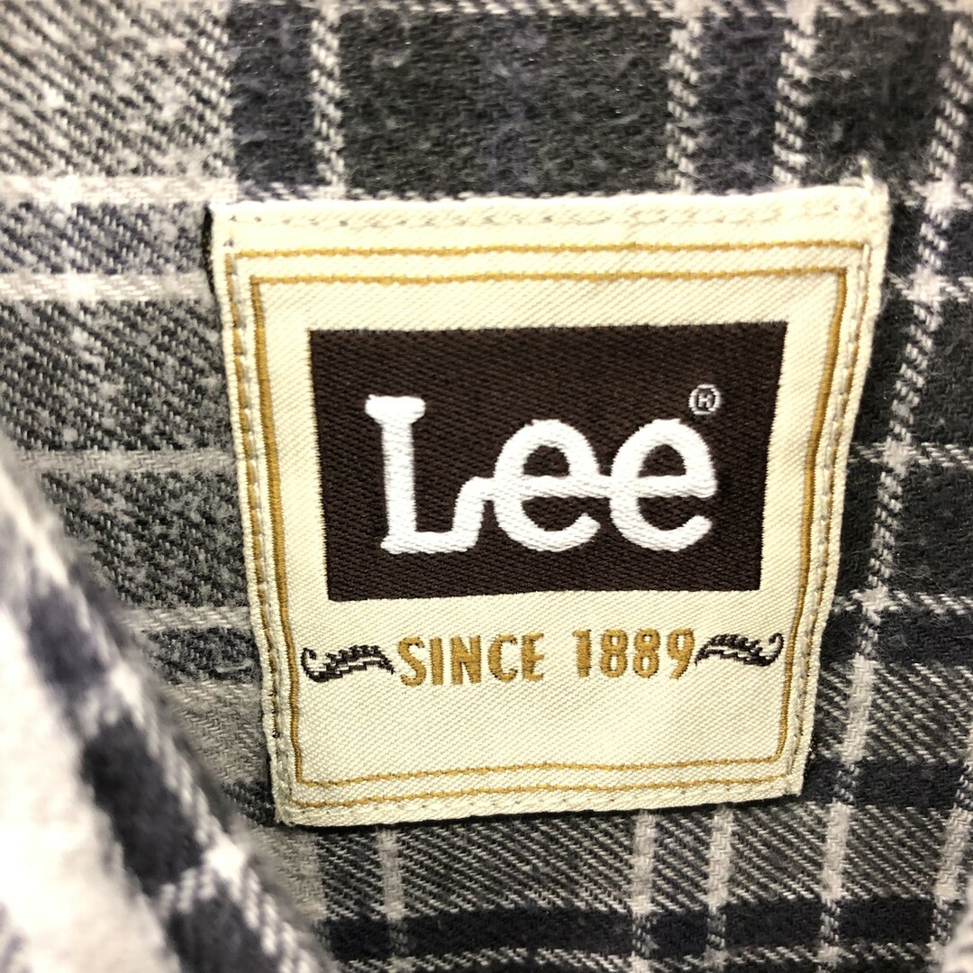 Lee(リー)の古着 リー Lee 長袖 チェック柄 ボタンダウン ライトネルシャツ メンズXL /eaa384038 メンズのトップス(シャツ)の商品写真