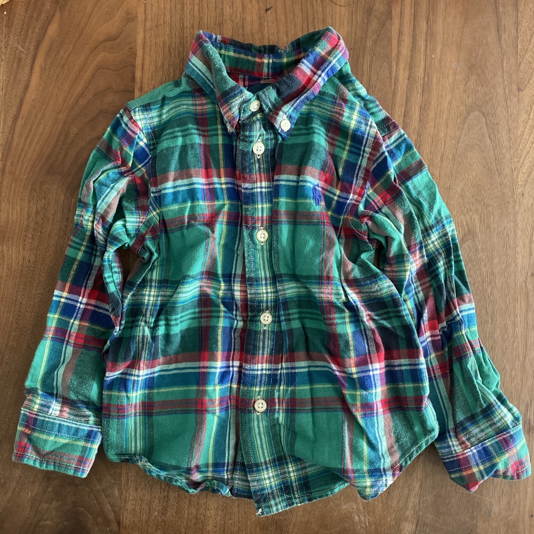 Ralph Lauren(ラルフローレン)の【ラルフローレン】チェック　シャツ　24M キッズ/ベビー/マタニティのキッズ服男の子用(90cm~)(その他)の商品写真