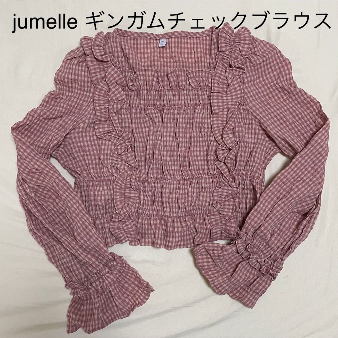 jumelle ギンガムチェックブラウス レディースのトップス(シャツ/ブラウス(長袖/七分))の商品写真