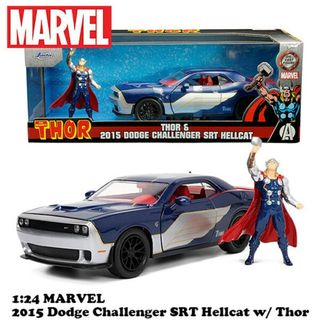 マーベル(MARVEL)のTHOR & 2015 DODGE CHALLENGER SRT HELLCAT(ミニカー)