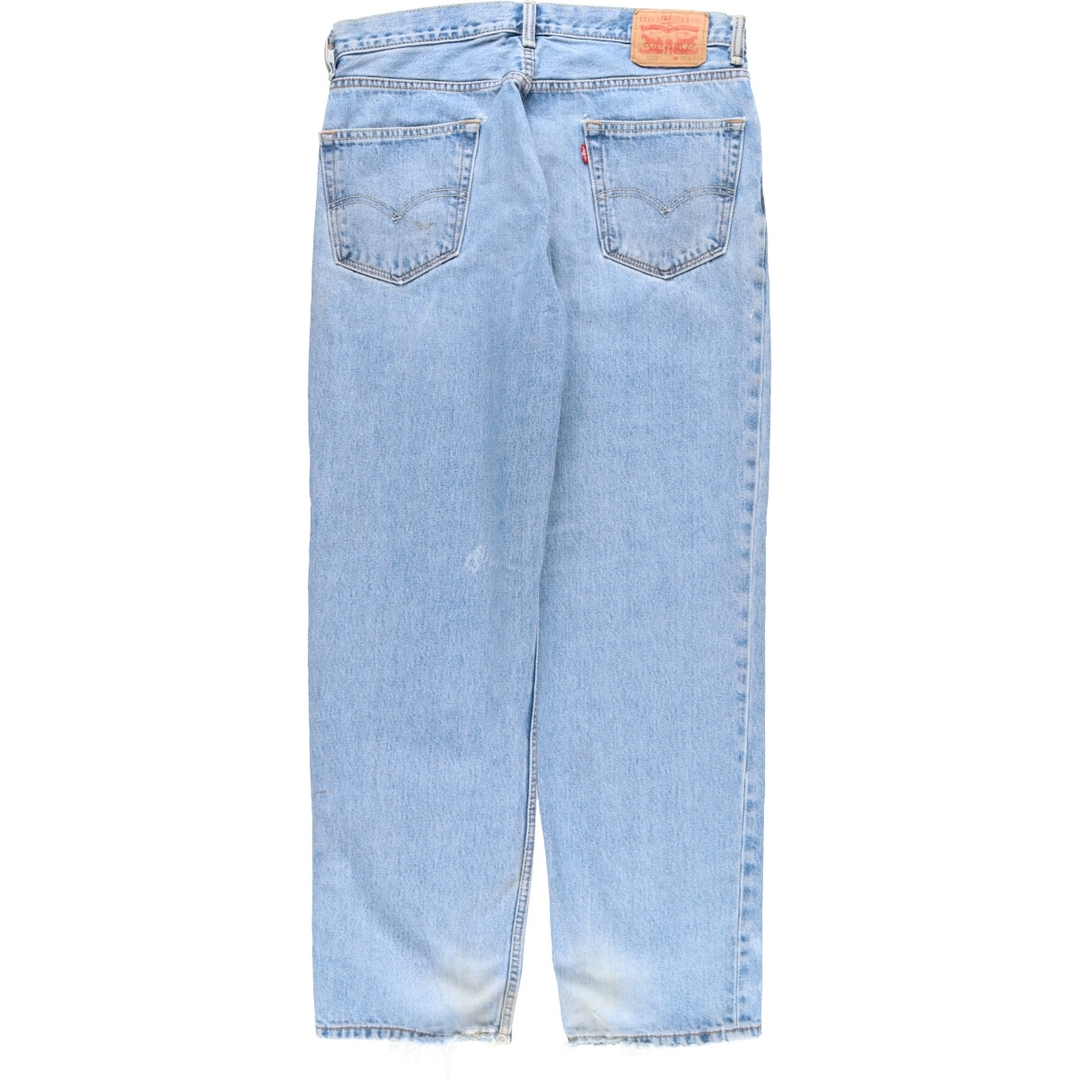 785cmもも周りリーバイス Levi's 550 テーパードジーンズ デニムパンツ メンズw36 /eaa384512