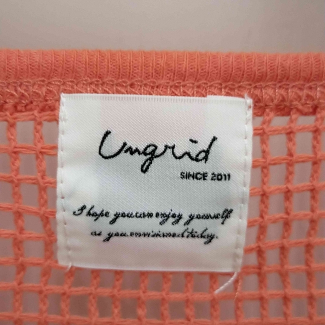 Ungrid(アングリッド)のUngrid(アングリッド) メッシュロングスリーブTee レディース トップス レディースのトップス(その他)の商品写真