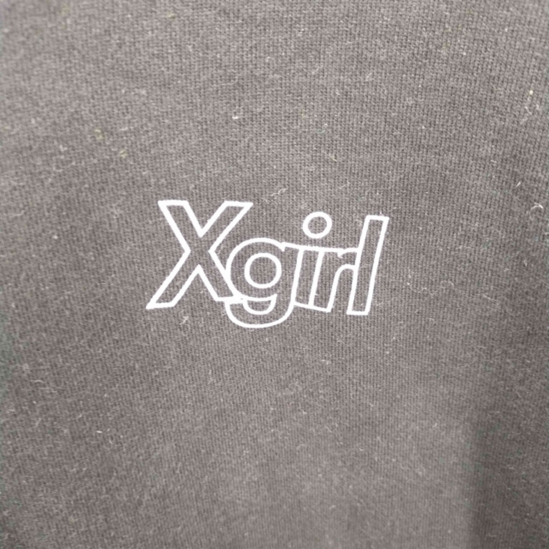 X-girl(エックスガール)のX-girl(エックスガール) ロゴプリントプルオーバーパーカー レディース レディースのトップス(パーカー)の商品写真