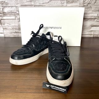 EMPORIO ARMANI  新品・未使用　スニーカー　メンズ　牛革