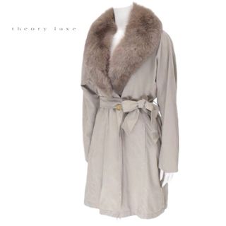 極美品 Theory luxe FAUX FUR MIRANDA 38