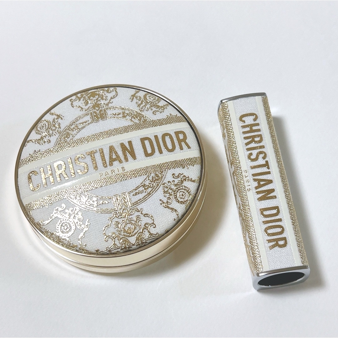 DIOR ディオール　クッション、リップケース　クリスマスコレクション2023ファンデーション