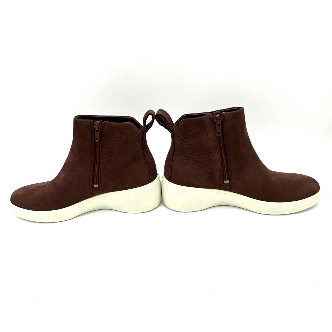 ECCO - 〈美品〉ecco エコー【22.5cm】サイドジップ ショートブーツ