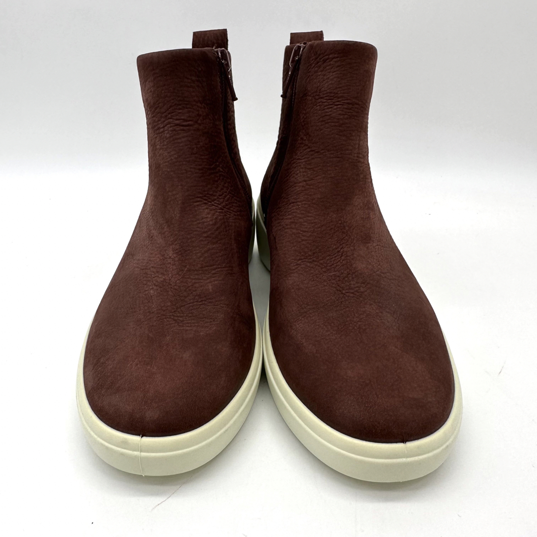 ECCO - 〈美品〉ecco エコー【22.5cm】サイドジップ ショートブーツ