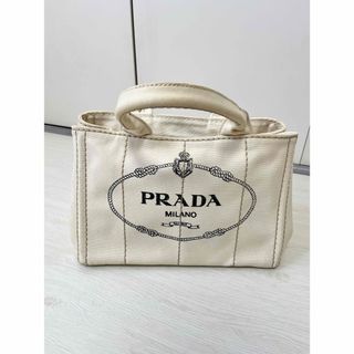 プラダ(PRADA)のコルネ様専用⭐︎PRADA カナパ　アイボリー/ホワイト(ハンドバッグ)