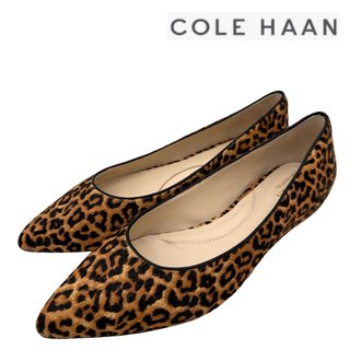 コールハーン(Cole Haan)の〈極美品〉COLE HAAN コールハーン【24.5】レオパード パンプス(ハイヒール/パンプス)