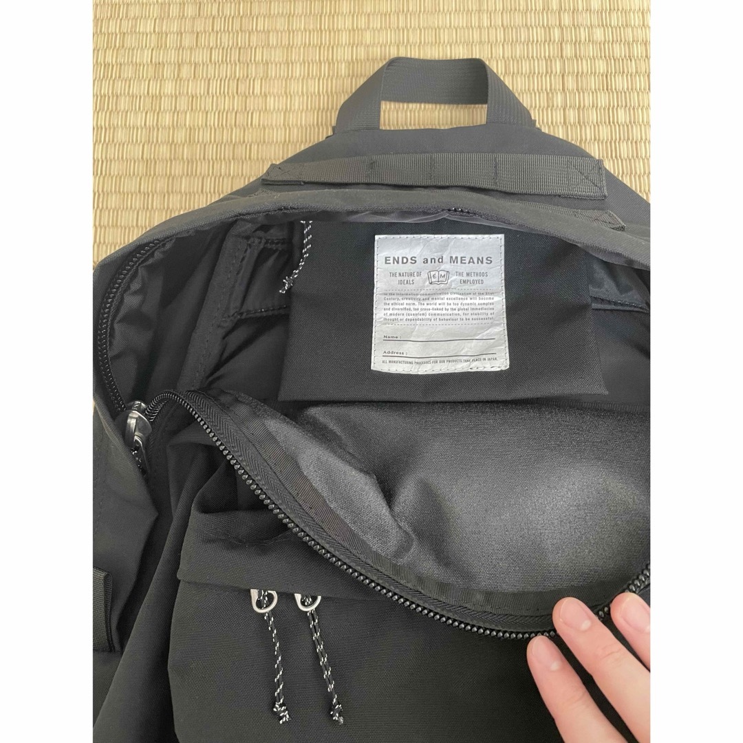 1LDK SELECT   ENDS and MEANS Day trip Backpack blackの通販 by 's