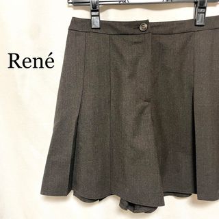 Rene  ベロアキュロットスカート