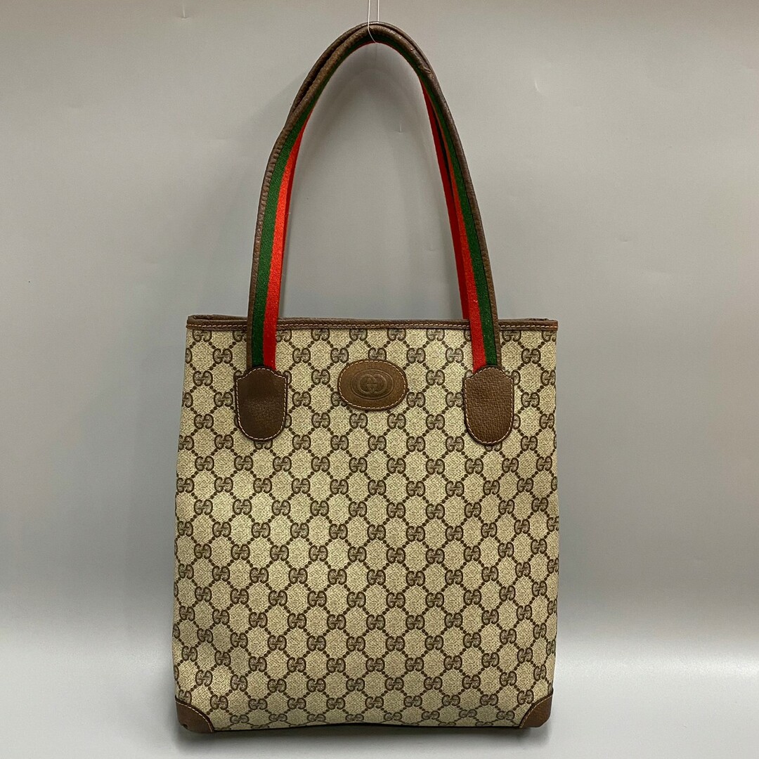 美品 GUCCI オールドグッチ ヴィンテージ GG ロゴ シェリーライン