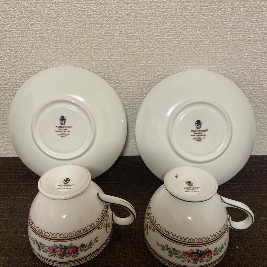 WEDGWOOD - ウェッジウッド コロンビア エナメル リー カップ&ソーサー