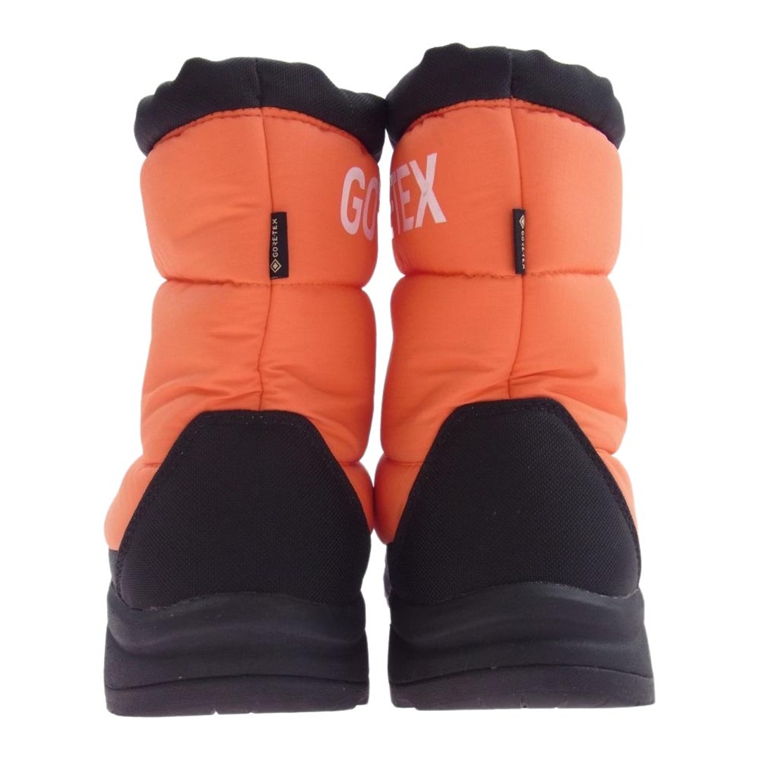 THE NORTH FACE(ザノースフェイス)のTHE NORTH FACE ノースフェイス ブーツ  NF51971 GORE-TEX Nuptse Bootie ゴアテックス ヌプシブーティー スノーブーツ オレンジ系 25cm【中古】 メンズの靴/シューズ(ブーツ)の商品写真