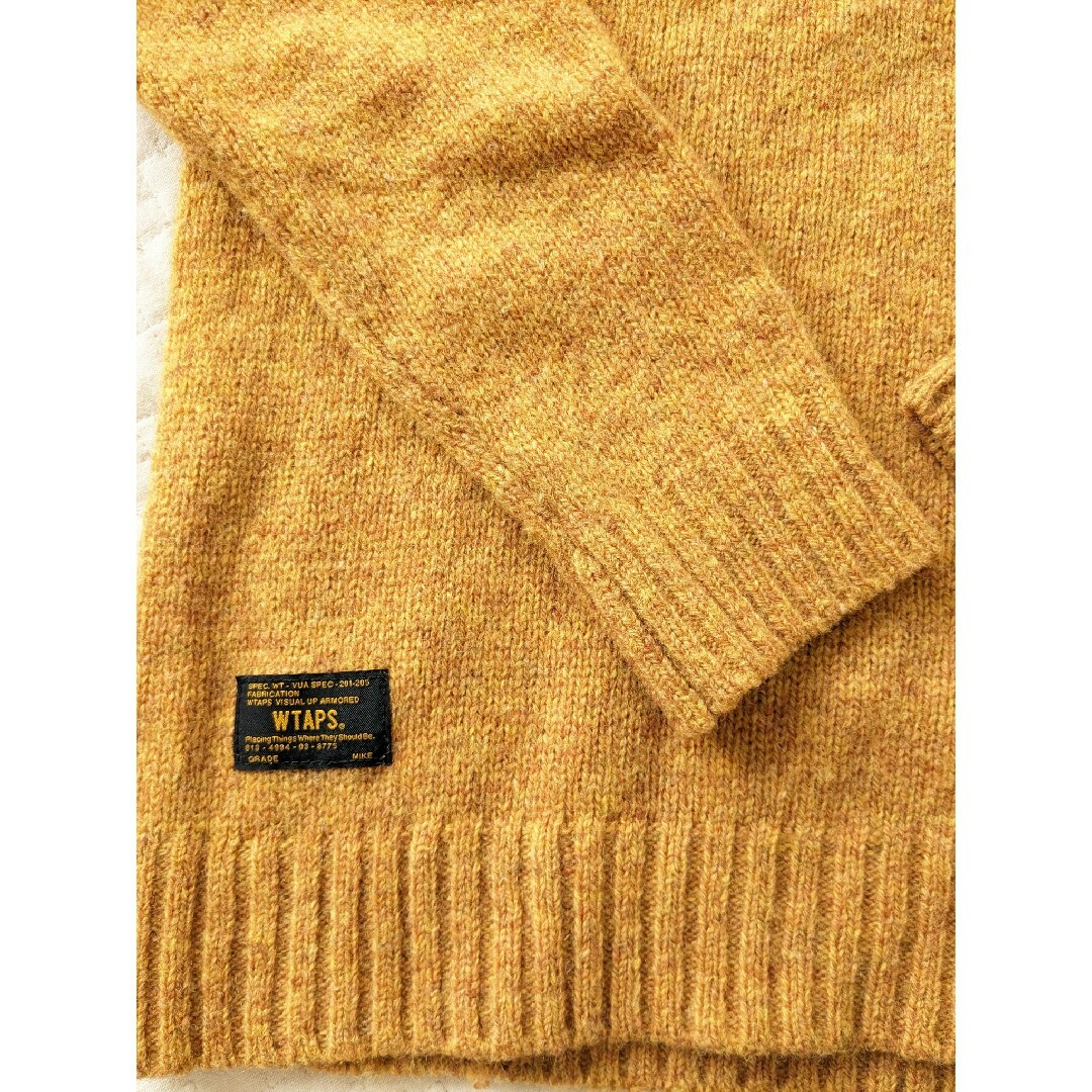 WTAPS ダブルタップス 142MADT-KNM01 DECK CREW-C SWEATER ウール ニット セーター グレー系 L