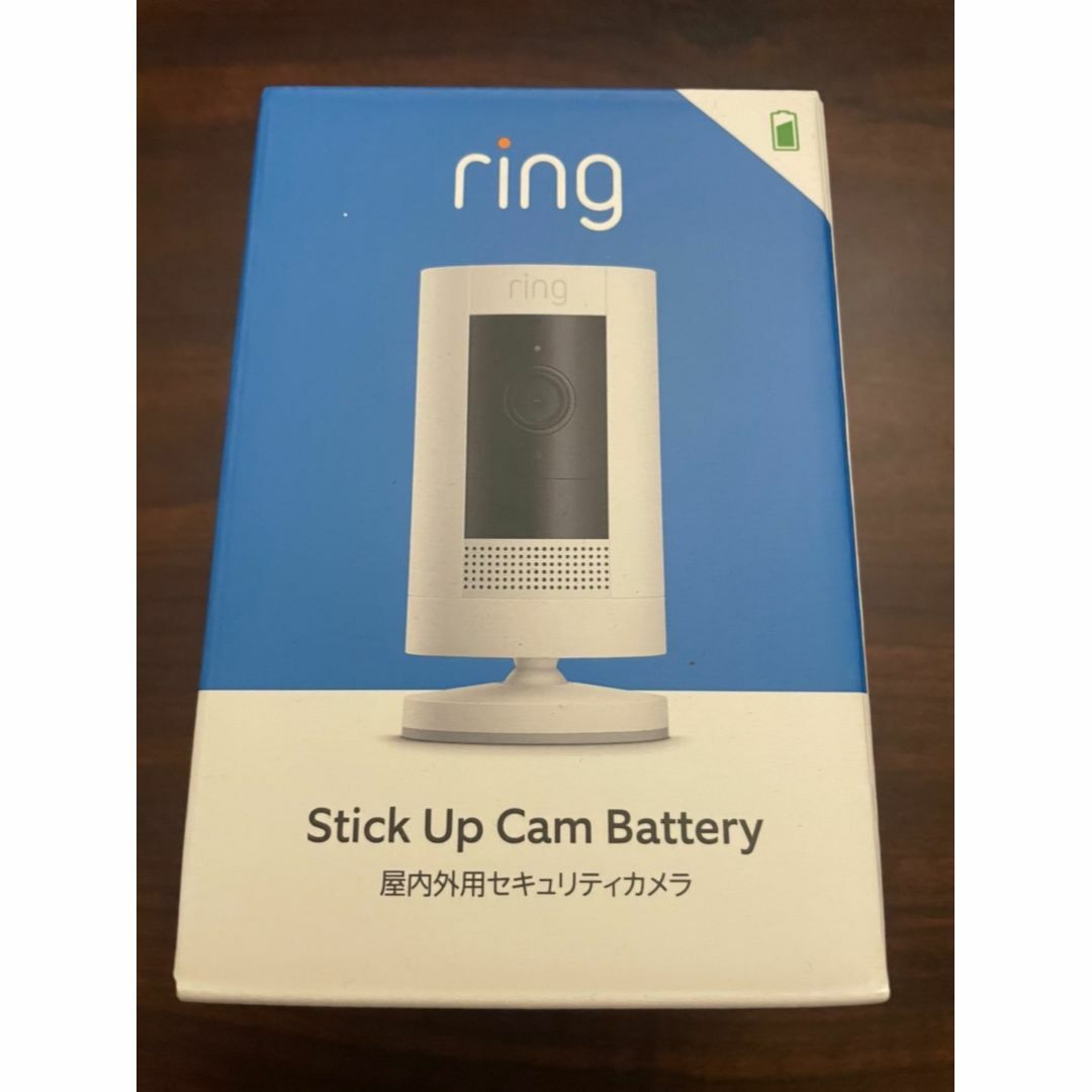 新品未開封 Ring Stick Up Cam Batteryリング スティック