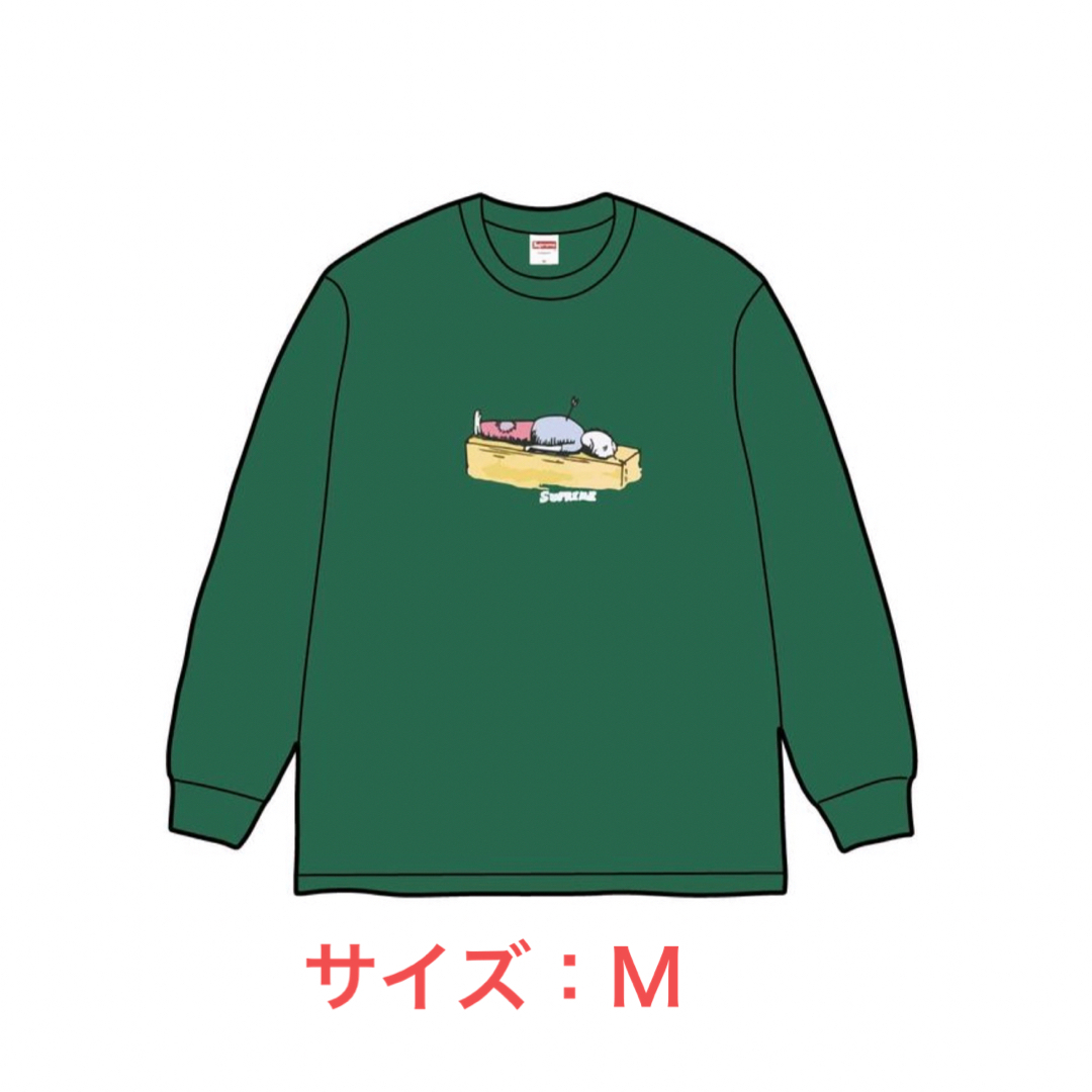 シュプリーム　Arrow L/S Tee　緑L