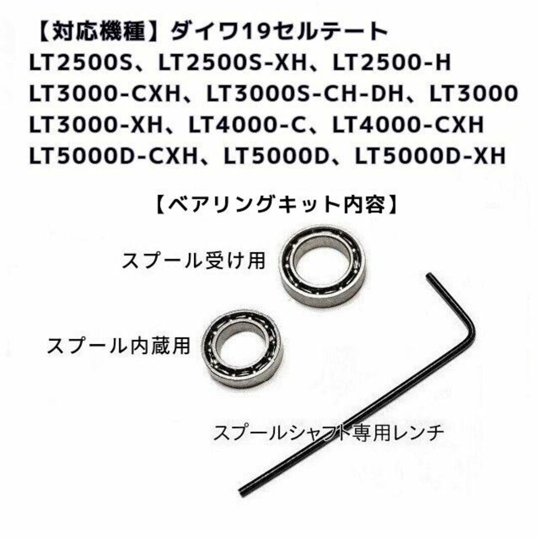 DAIWA(ダイワ)の19セルテートLT フルベアリングキット ダイワ DAIWA　ステンレス スポーツ/アウトドアのフィッシング(ルアー用品)の商品写真