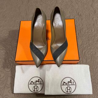 Hermes - 正規店購入 HERMES エルメス ハイヒール パンプス 35.5の通販
