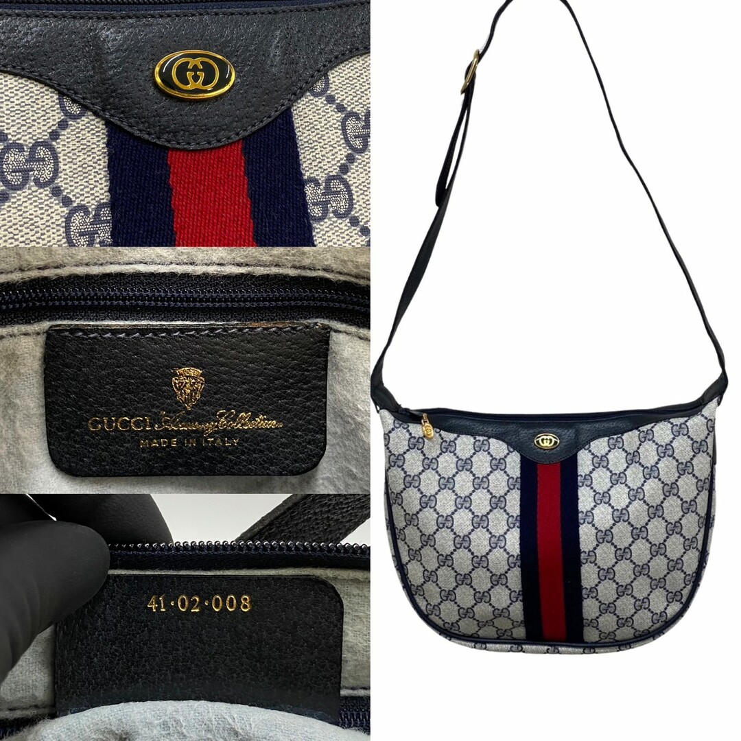 極 美品 保存袋付 GUCCI グッチ オールドグッチ ヴィンテージ シェリー