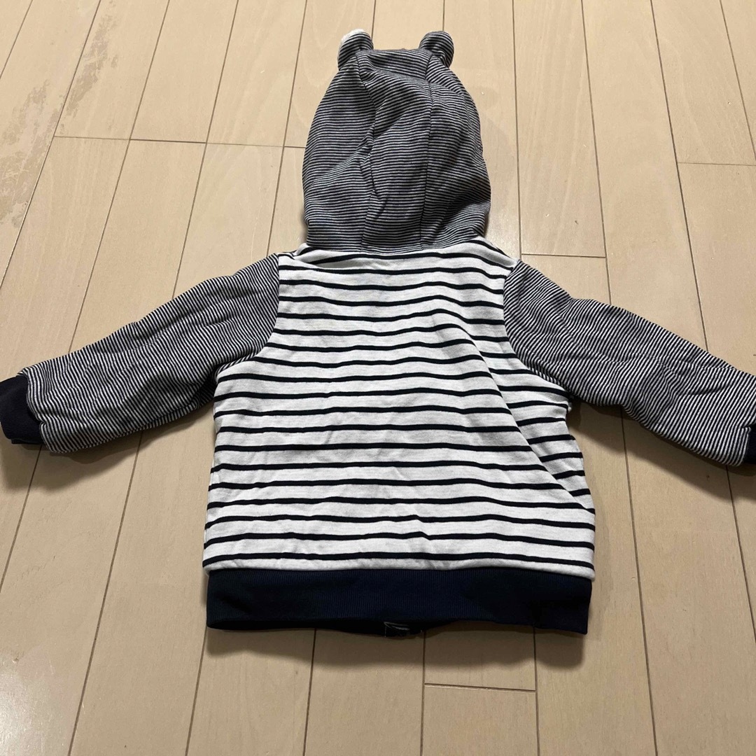 プチバトー　ベビーパーカー キッズ/ベビー/マタニティのベビー服(~85cm)(ニット/セーター)の商品写真