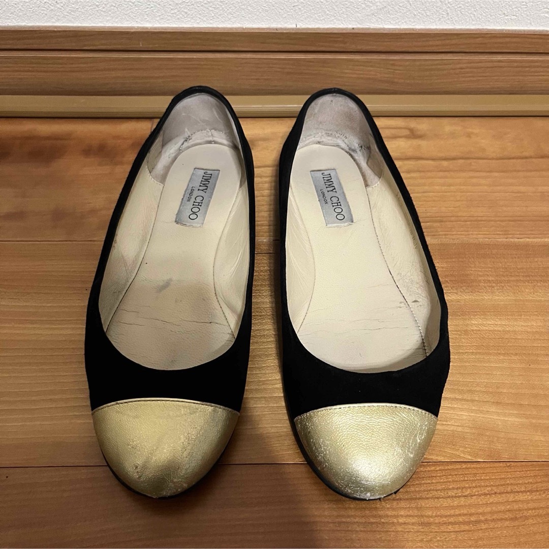 《新品》JIMMY CHOO ジミーチュウ フラット バレーシューズ