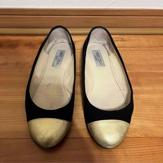 ジミーチュウ(JIMMY CHOO)の【難あり】サイズ36.5*フラットシューズ*バレエシューズ*ジミーチュウ(バレエシューズ)