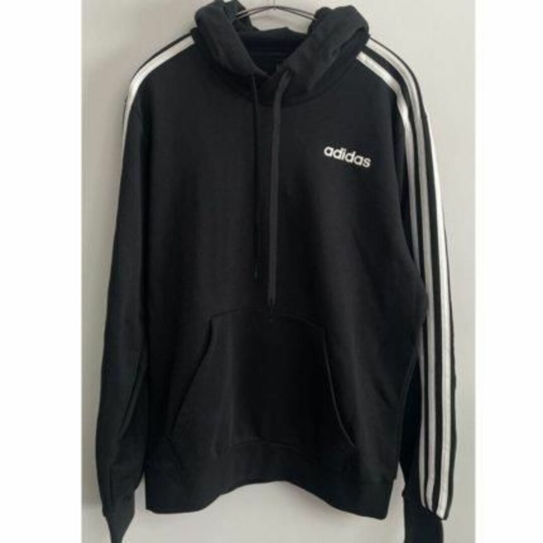 新品 adidas アディダス メンズ パーカー スポーツ ブラック | フリマアプリ ラクマ