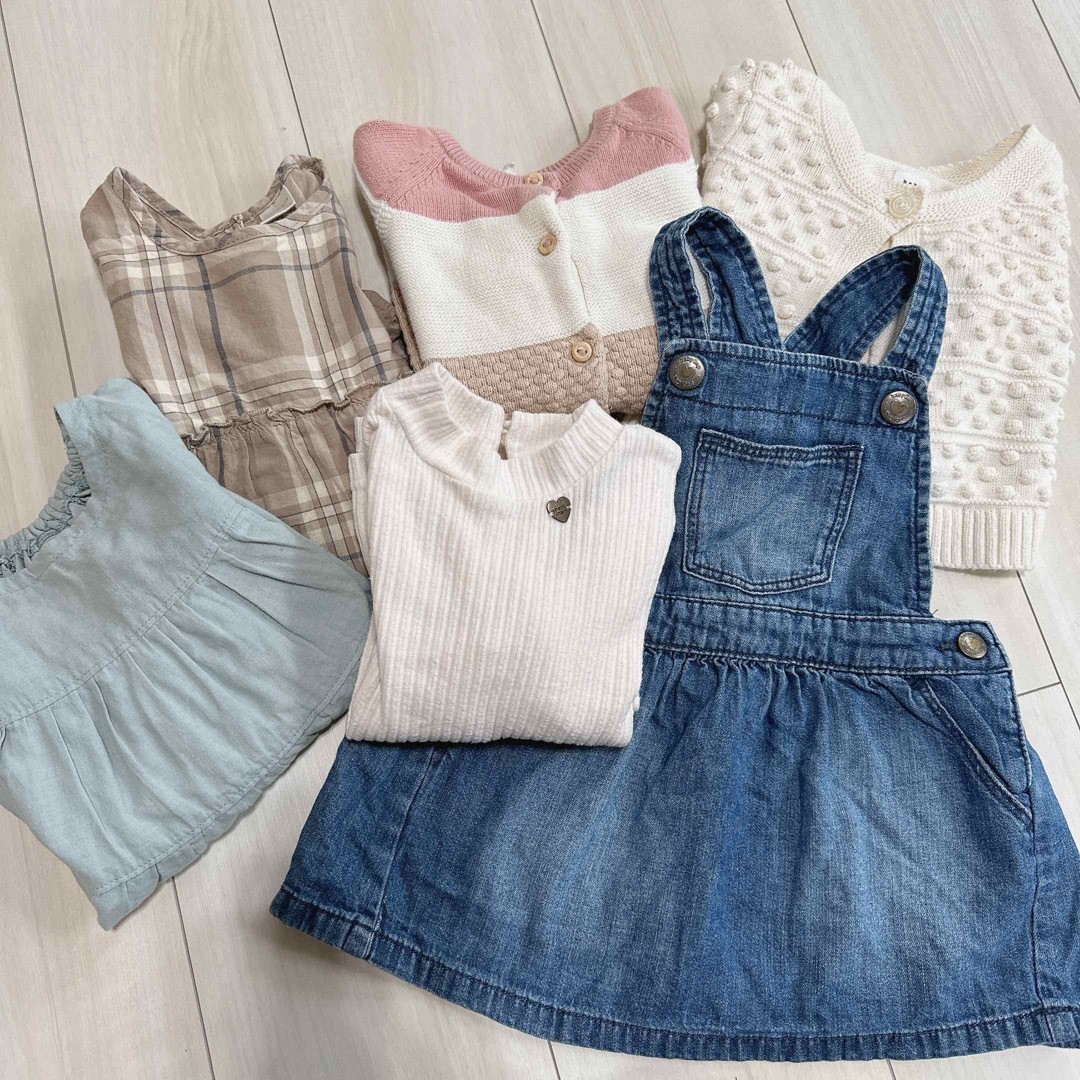 petit main(プティマイン)の【babyGAP】ベビー服80サイズ6点セット【petit main】 キッズ/ベビー/マタニティのベビー服(~85cm)(その他)の商品写真