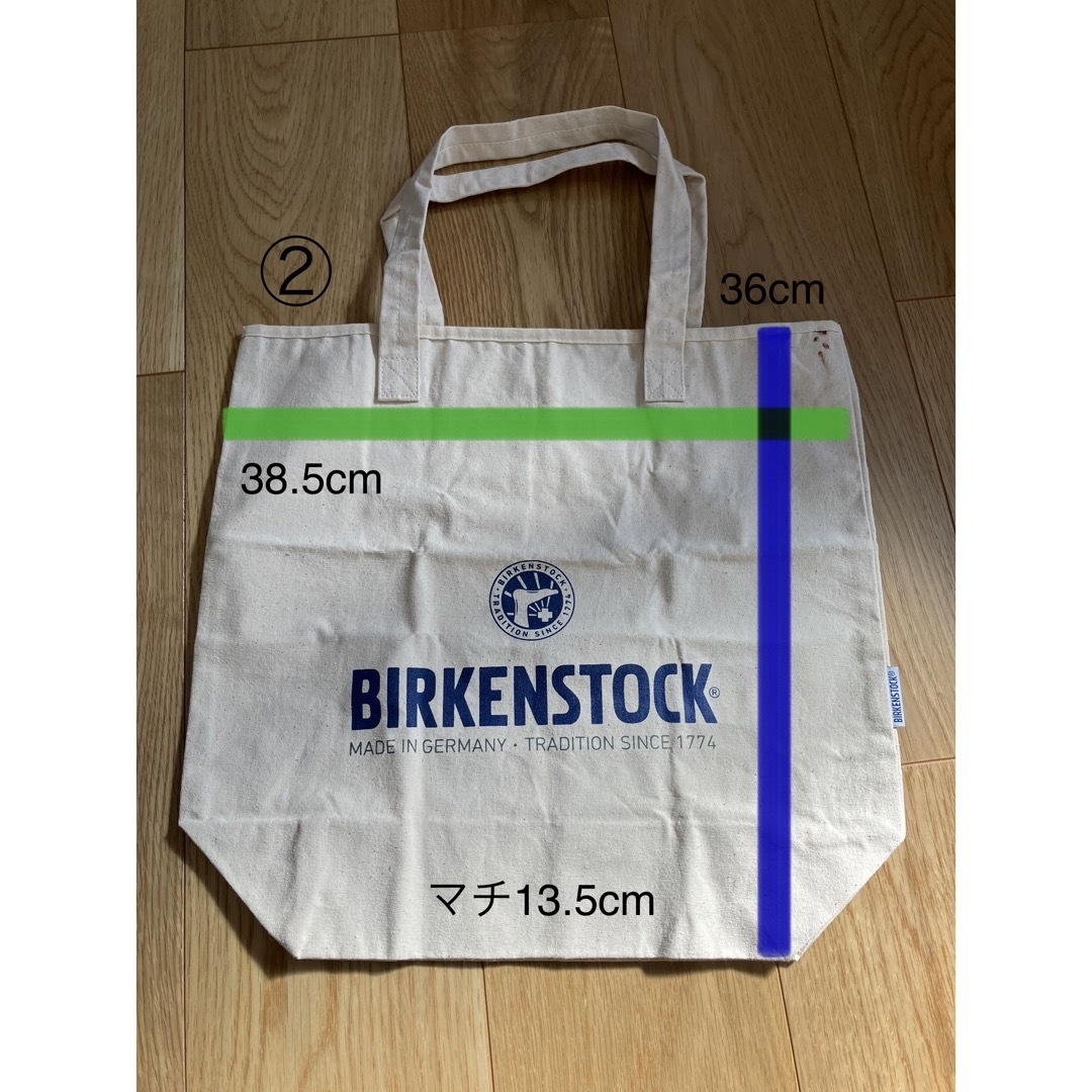 BIRKENSTOCK(ビルケンシュトック)のBIRKENSTOCK  ショップバッグ　２点セット レディースのバッグ(ショップ袋)の商品写真
