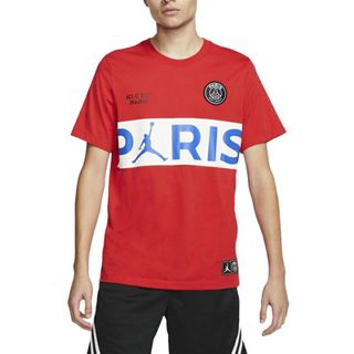 パリサンジェルマン(Paris Saint-Germain)のNIKE PSG ジョーダン Tシャツ メンズ パリサンジェルマン ブラック(Tシャツ/カットソー(半袖/袖なし))