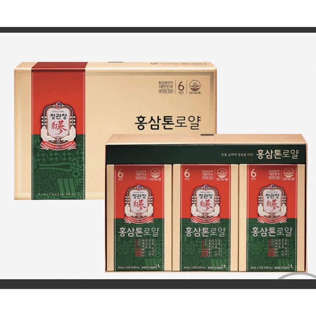 容量50ml×30包正官庄 高麗人参 紅参トンロイヤル 50ml×30包