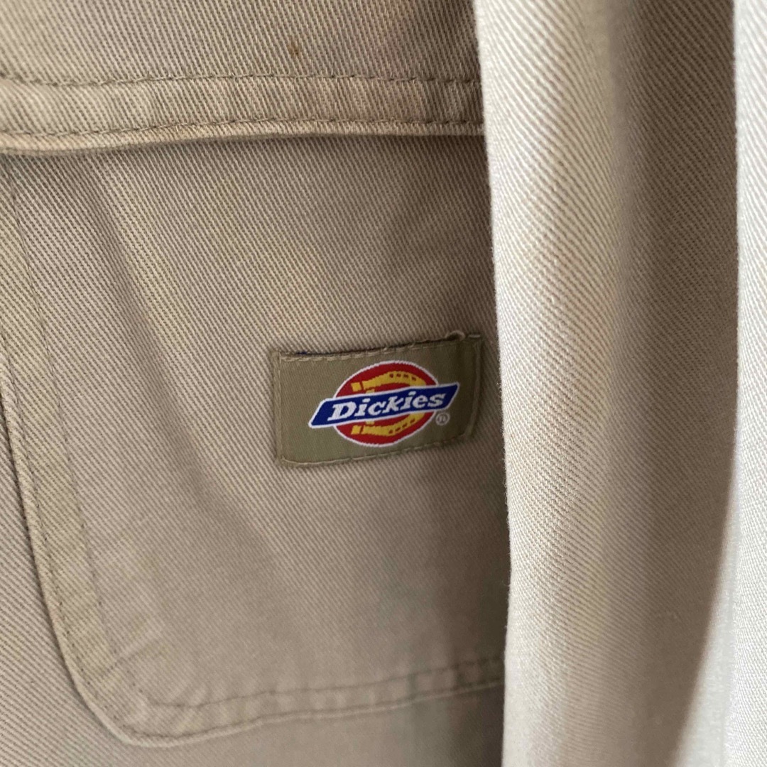 Dickies(ディッキーズ)の【激レア】80sDickiesディッキーズカバーオールメキシコ製ベージュXL長袖 メンズのジャケット/アウター(カバーオール)の商品写真