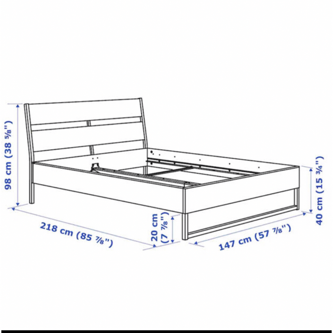 IKEA - IKEA ダブルベッド すのこセットの通販 by Koume's shop IKEA - IKEA ダブルベッド すのこセットの通販 by Koume's shop