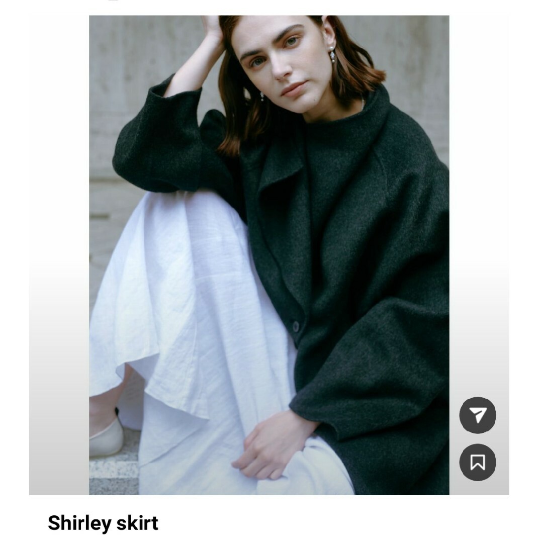 marno shirley skirt 白のサムネイル