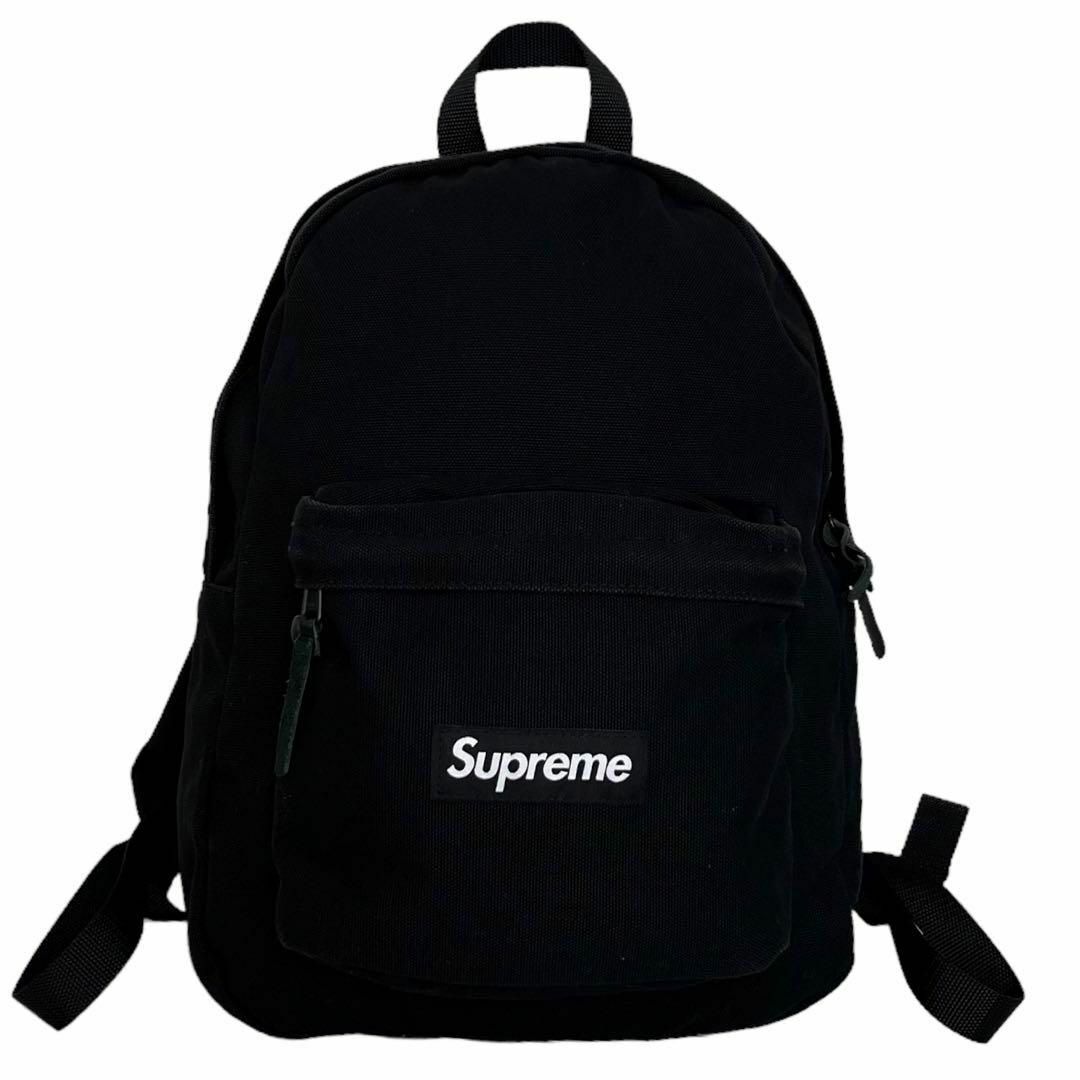 20AW Supreme Canvas Backpack 黒 バックパック