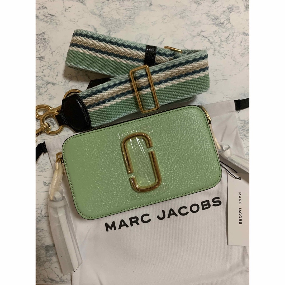 <未使用>MARC JACOBS マークジェイコブス ショルダーバッグ グリーン