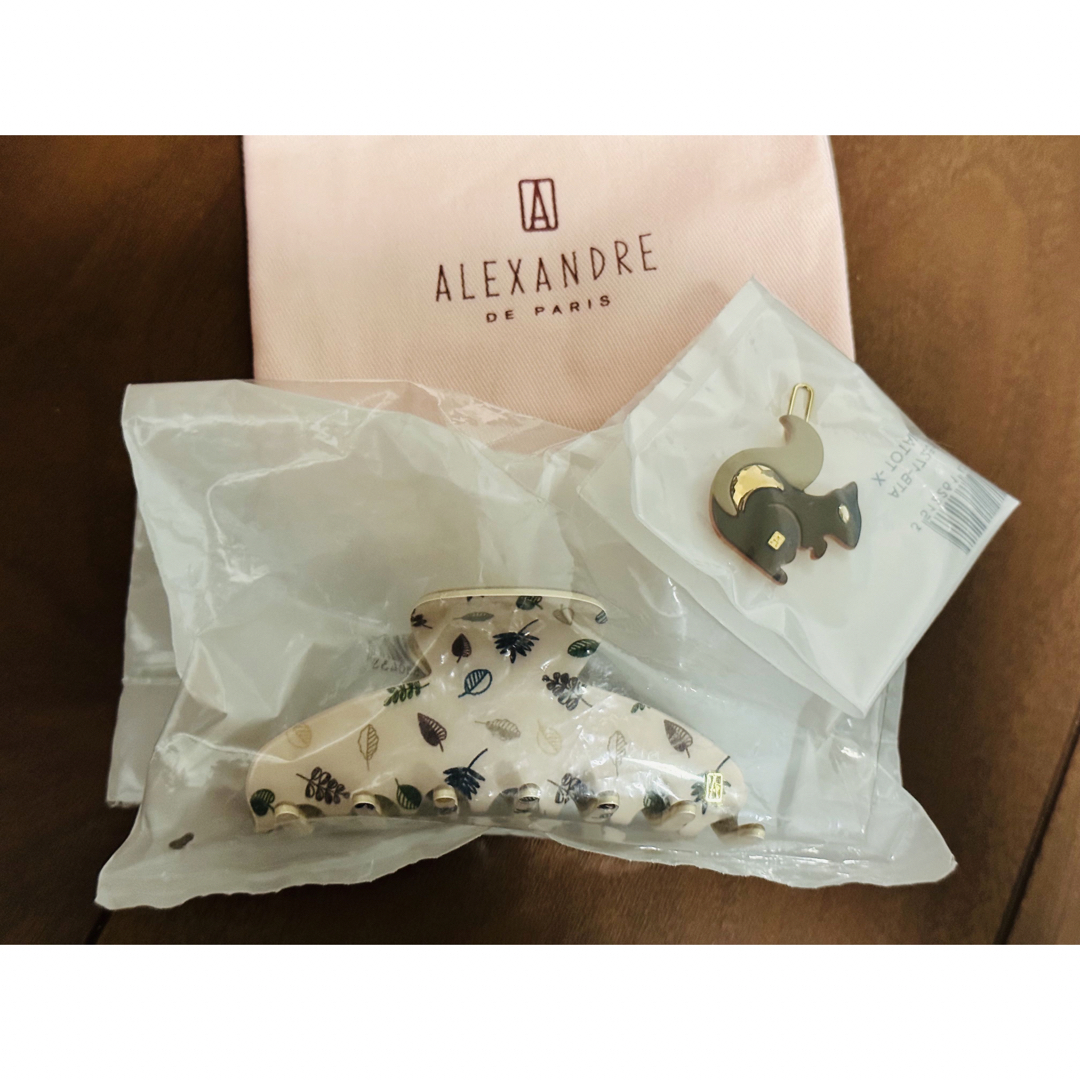 新品未開封　アレク　alexandre de paris 秋葉とリス　2点セット