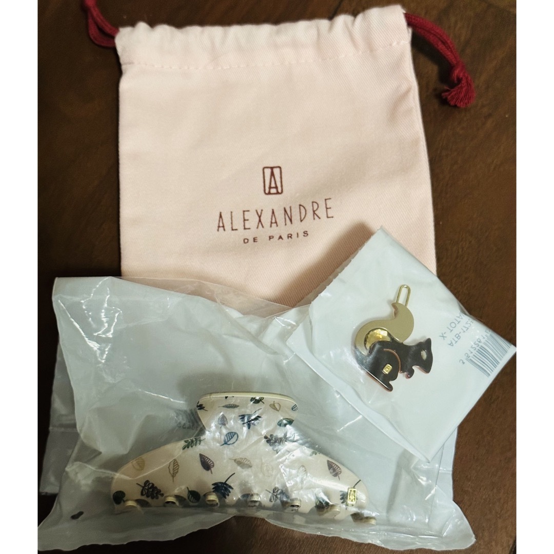 新品未開封　アレク　alexandre de paris 秋葉とリス　2点セット