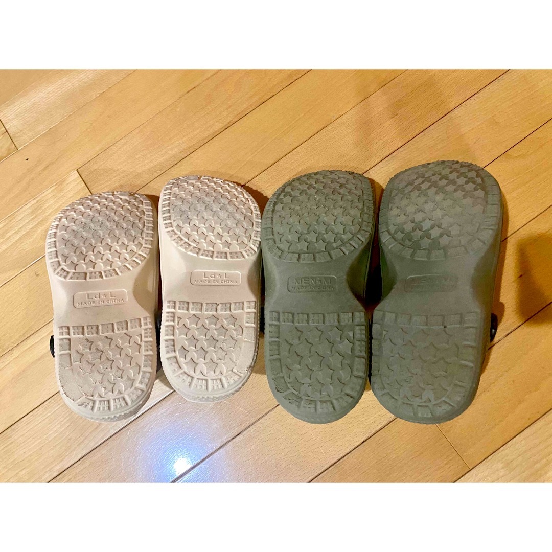 crocs(クロックス)のクロックス　サンダル　2点セット　ベージュ　レディース　カーキ　メンズ メンズの靴/シューズ(サンダル)の商品写真