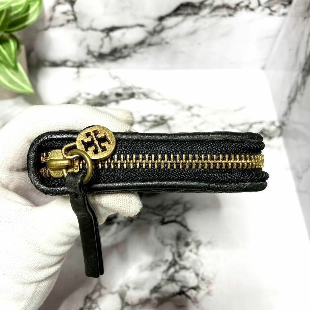 Tory Burch - Tory Burch キルティング ラウンドファスナー 長財布