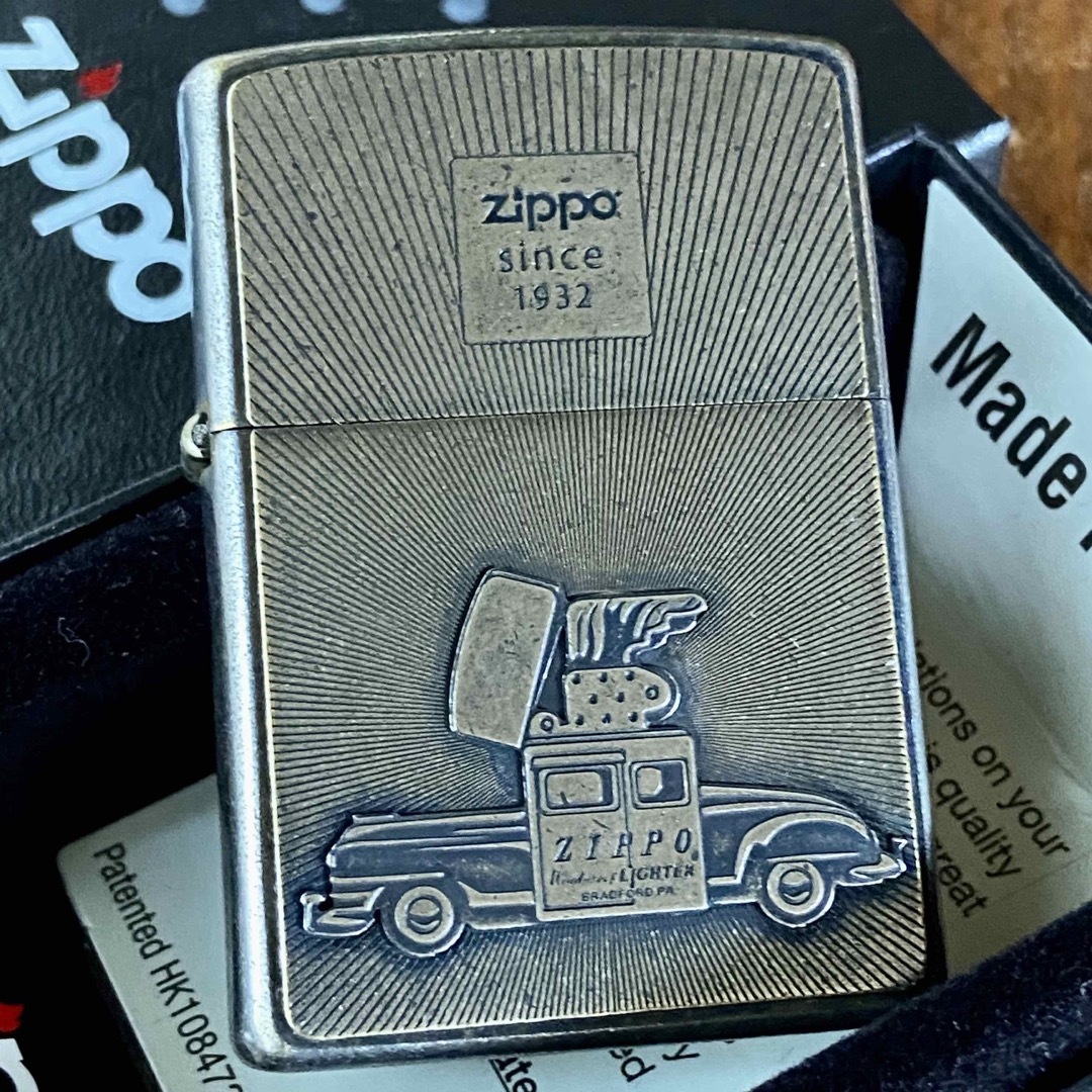 新品 Zippo ジッポーカー メタルプレート貼り オールド加工 ジッポー