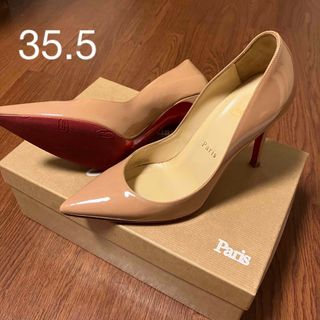 Christian Louboutin - Louboutin ヒールパンプス 底張済み サイズ34の