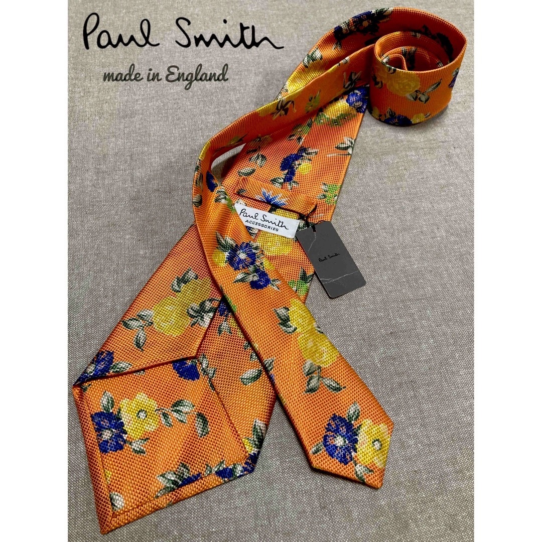 Paul Smith(ポールスミス)の【新品】Paul Smith／ポールスミス／プリント／花柄／フローラル／英国製 メンズのファッション小物(ネクタイ)の商品写真