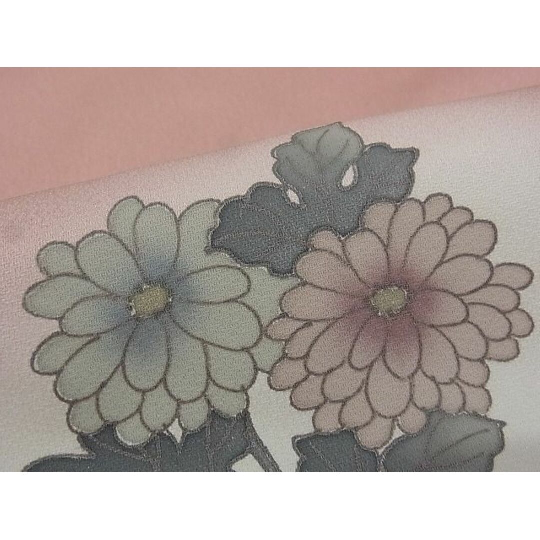 平和屋-こころ店■訪問着 枝花文 暈し染 金彩 着丈157cm 裄丈63.5cm 正絹 逸品 B-wt9340
