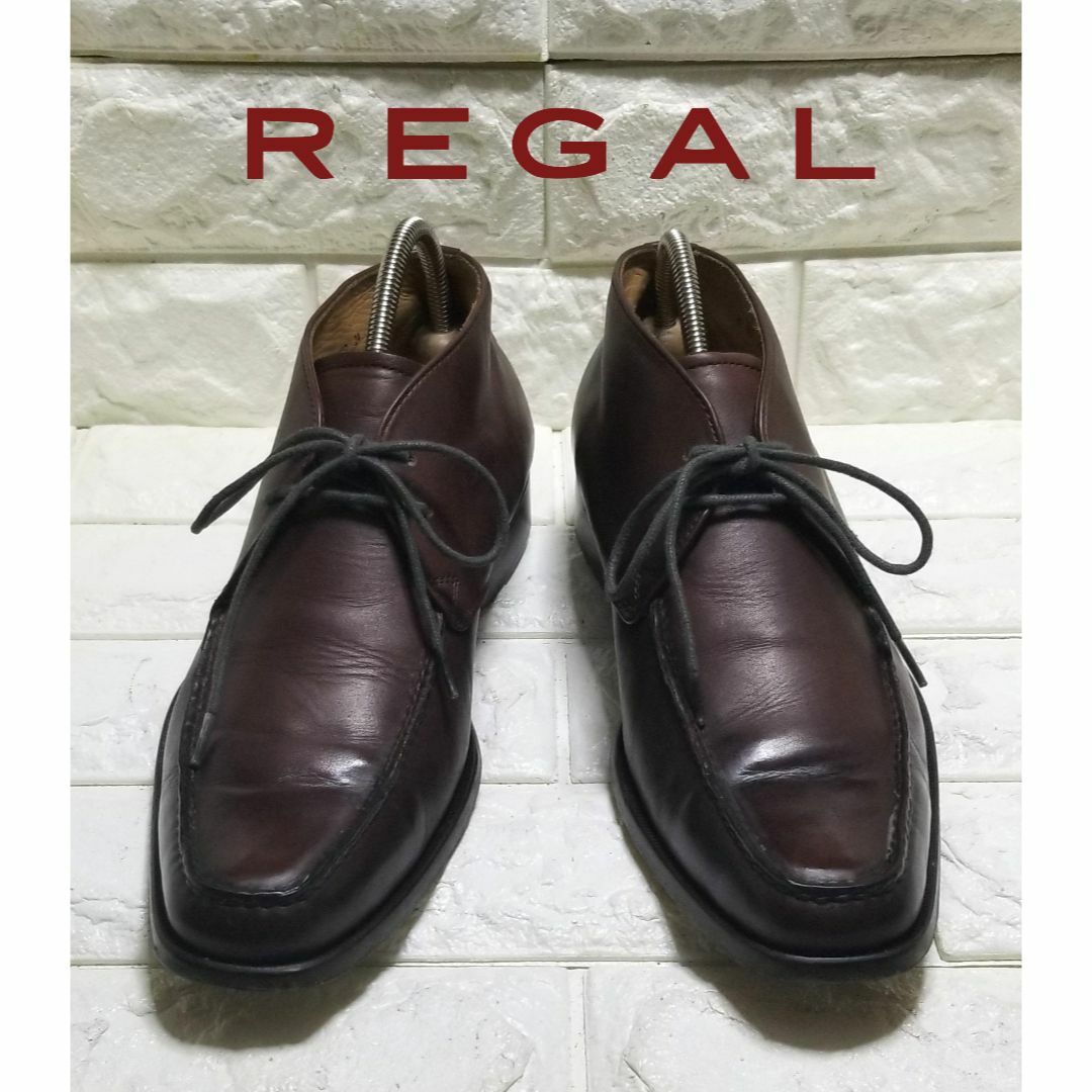 REGAL チャッカブーツ　(24.0cm) ダークブラウン