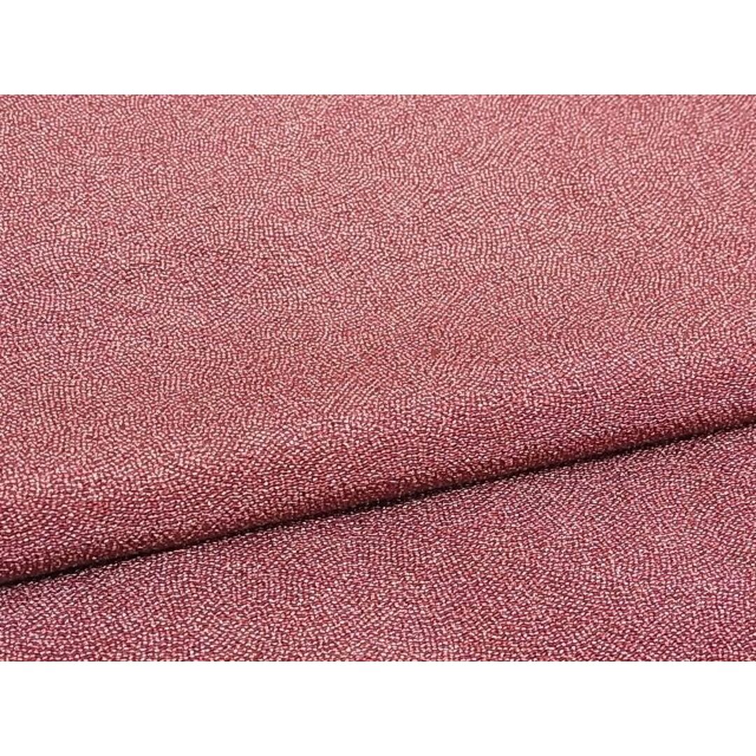 平和屋-こころ店■江戸小紋 極小鮫小紋柄 鬼しぼ縮緬 着丈157cm 裄丈62.5cm 正絹 逸品 B-ey5659