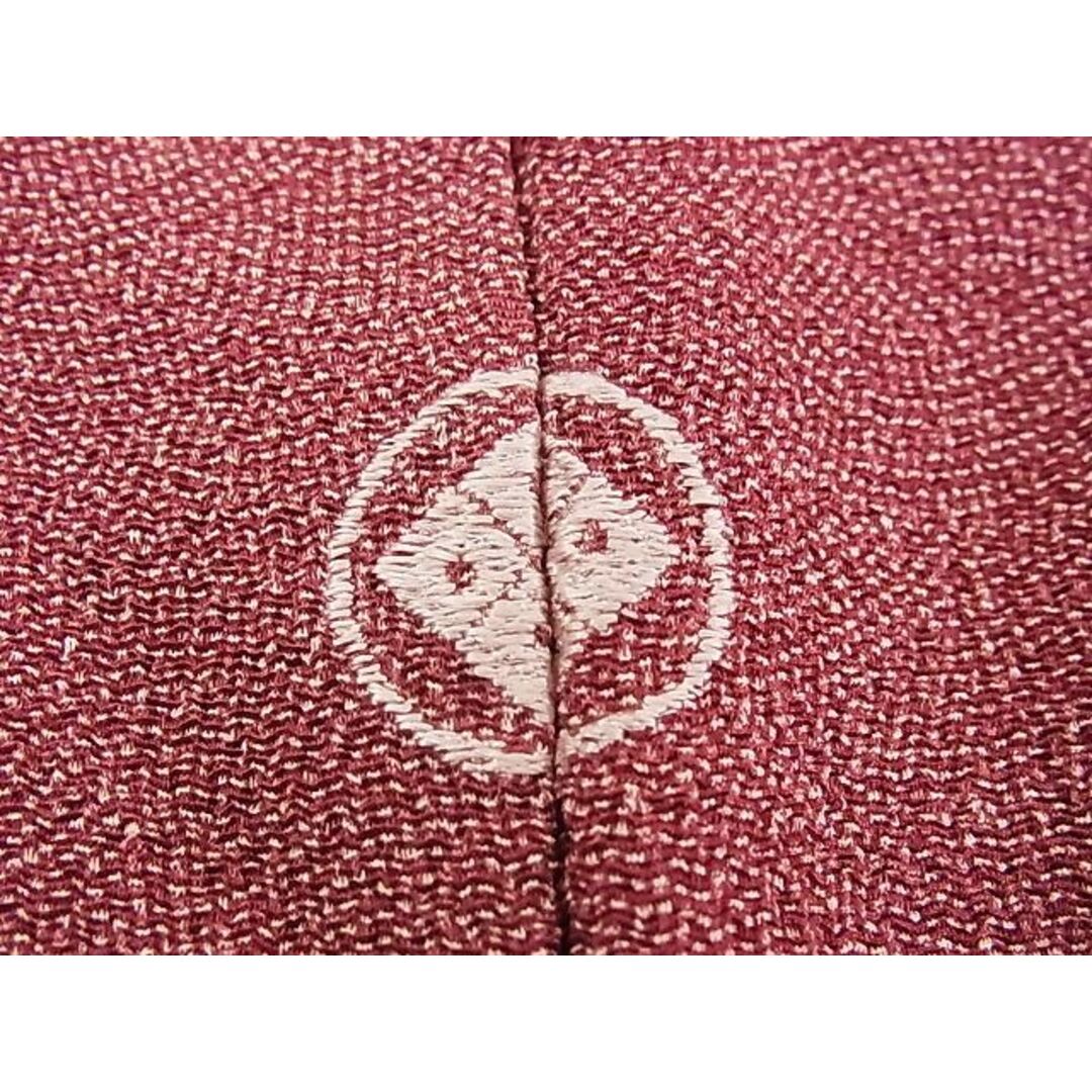 平和屋-こころ店■江戸小紋 極小鮫小紋柄 鬼しぼ縮緬 着丈157cm 裄丈62.5cm 正絹 逸品 B-ey5659